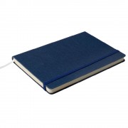 Notes Notatnik biurowy twardy w kratkę zamykany na gumkę - O.NOTE Cairo - 207 x 145 mm (A5) - niebieski