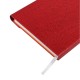 Notes Notatnik biurowy twardy w linię zamykany z miejscem na długopis - O.NOTE Paris - 207 x 145 mm (A5) - czerwony