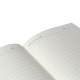 Notes Notatnik biurowy twardy w linię z miejscem na długopis - O.NOTE Copenhagen - 207 x 145 mm (A5) - turkusowy